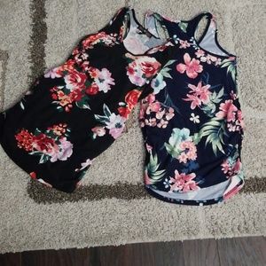 2 maternity racerback tanks